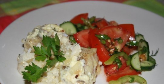 Нототения в духовке с двумя сырами