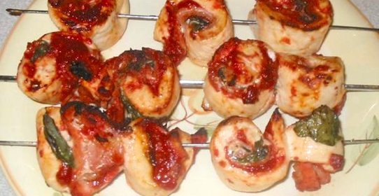 Куриные спиральки