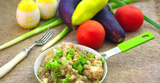 Синенькие с курочкой