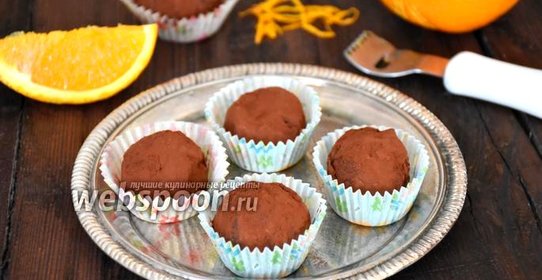 Шоколадные трюфели с кардамоном