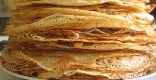 Пышные блины на сметане