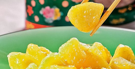 Яблоки в карамели