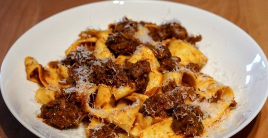 Тальятелле со свининой