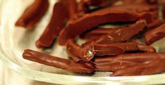 Апельсиновые цукаты в шоколаде