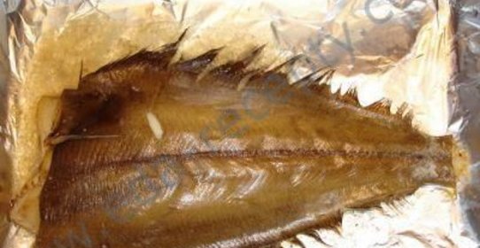 Запеченный палтус в духовке