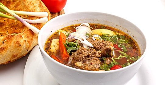 Узбекская шурпа из говядины