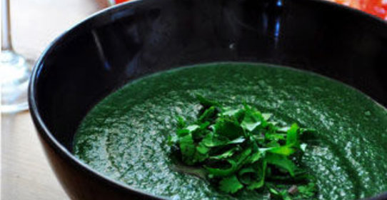 Cуп-пюре из шпината