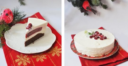 Торт-мусс Морозная ягода