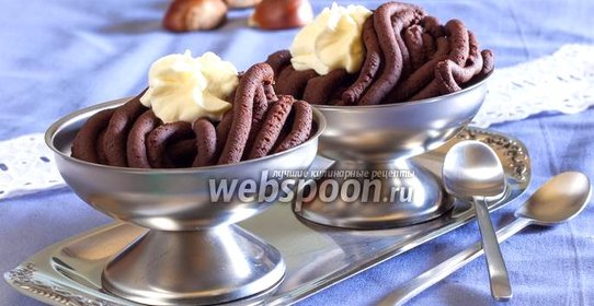 Десерт Монблан