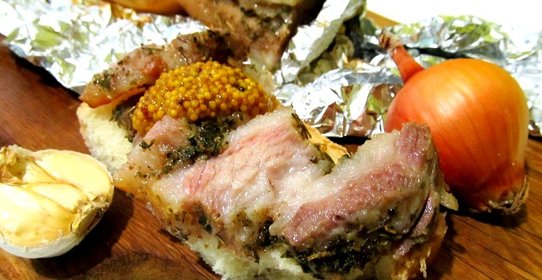 Сало запеченное