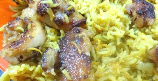 Рис карри в кокосовом молоке с курицей по‑анирийски