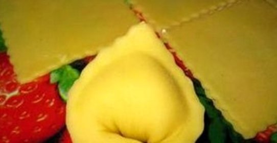 Вареники с салом и сырой картошкой