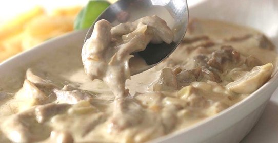 Вешенки в сметане