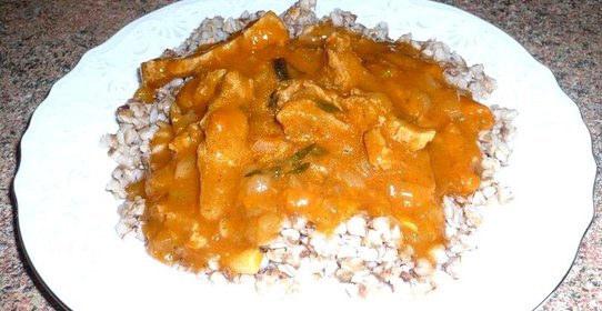 Постная вегетарианская подлива