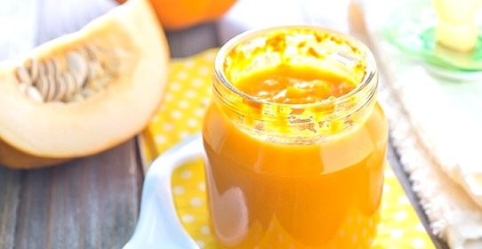Пюре из тыквы для грудничка