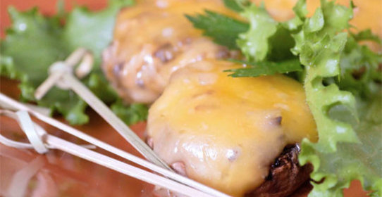 Фаршированные шампиньоны