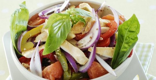 Пепероната с курицей