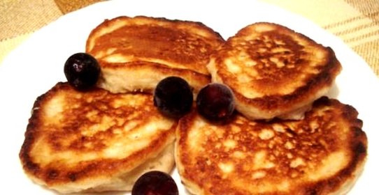 Овсяно-яблочные оладьи