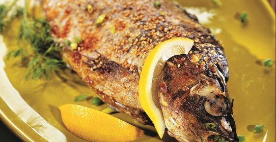 Карп с имбирем