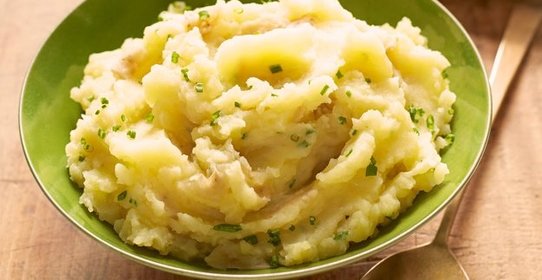 Картофельное пюре с миндальным молоком