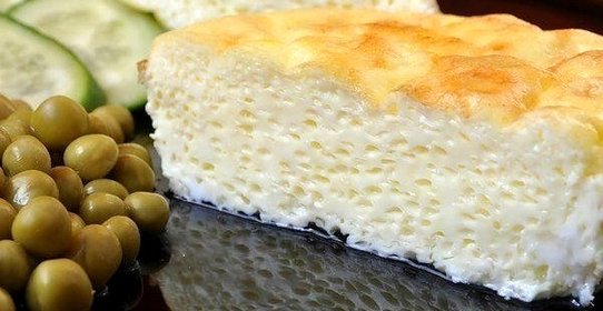 Пышный омлет со сливочным маслом на водяной бане