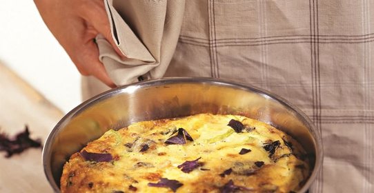 Фриттата с кабачками в духовке