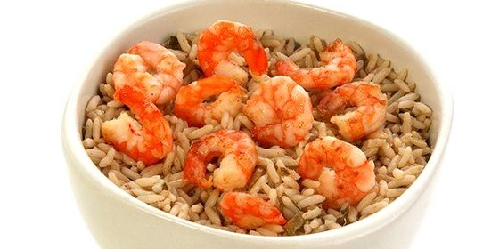 Рис с рыбой и морепродуктами