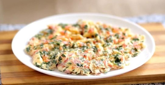 Омлет в мультиварке