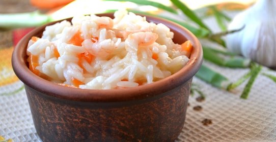 Рис с креветками