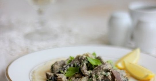 «Строганофф» из печени