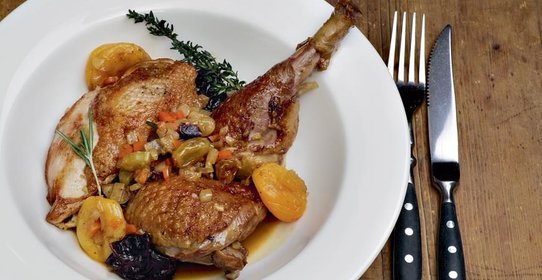 Эскабече из цесарки