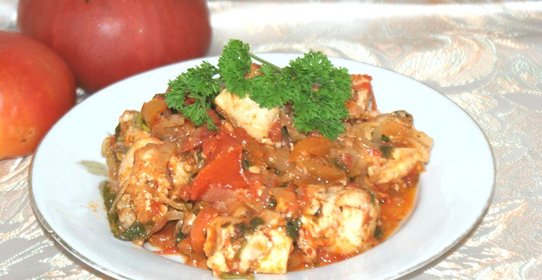 Чахохбили из куриной грудки