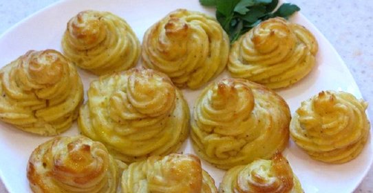 Картофельный гарнир герцогиня