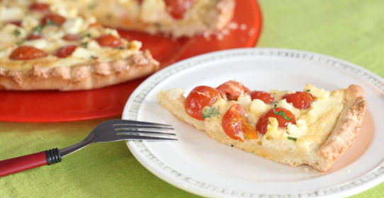 Киш с помидорами