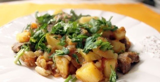 Рагу из баранины сытное