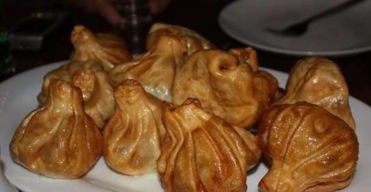 Жареные хинкали