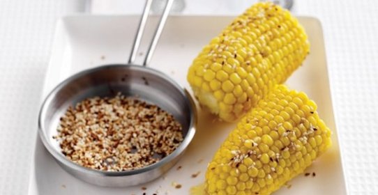 Кукуруза с кунжутом