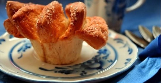 Булочки «Фонтаны» или Лилии