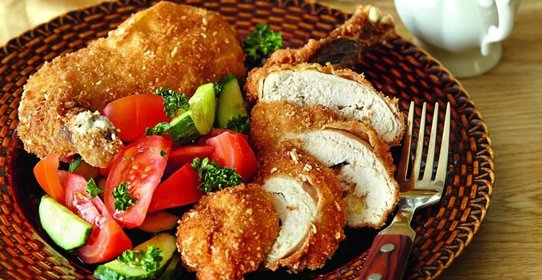 Котлета по-киевски из цесарки