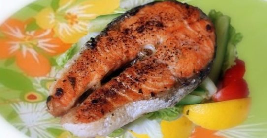 Запеченные стейки форели в духовке