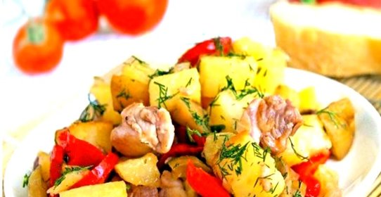 Баклажаны с картофелем