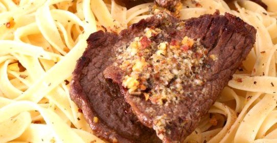 Эскалоп в пивном соусе