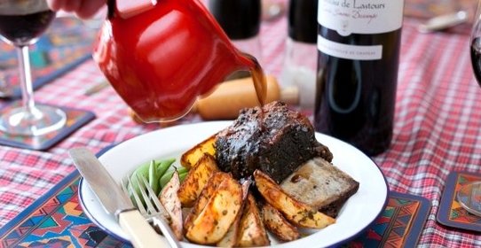 Запечённые говяжьи рёбрышки