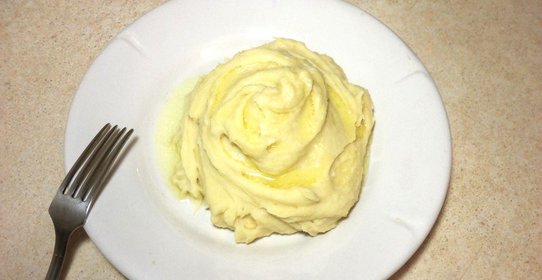 Пюре из гороха и картофеля