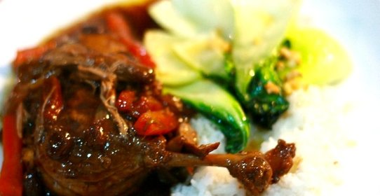 Утиные окорочка с апельсинами