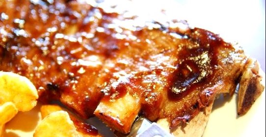 Ребра свиные в аэрогриле