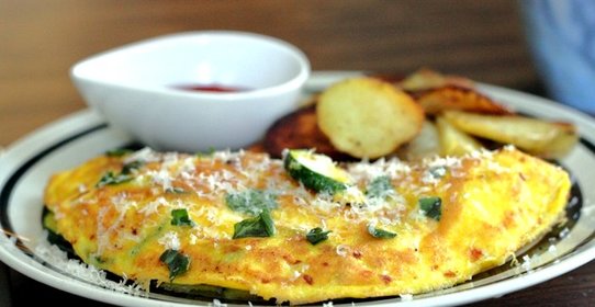 Омлет с цукини