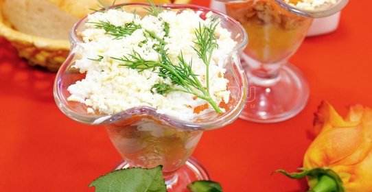 Салат «Мимоза» с горбушей