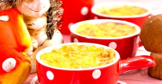 Жюльен из белых грибов