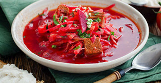 Борщ на смальце в мультиварке